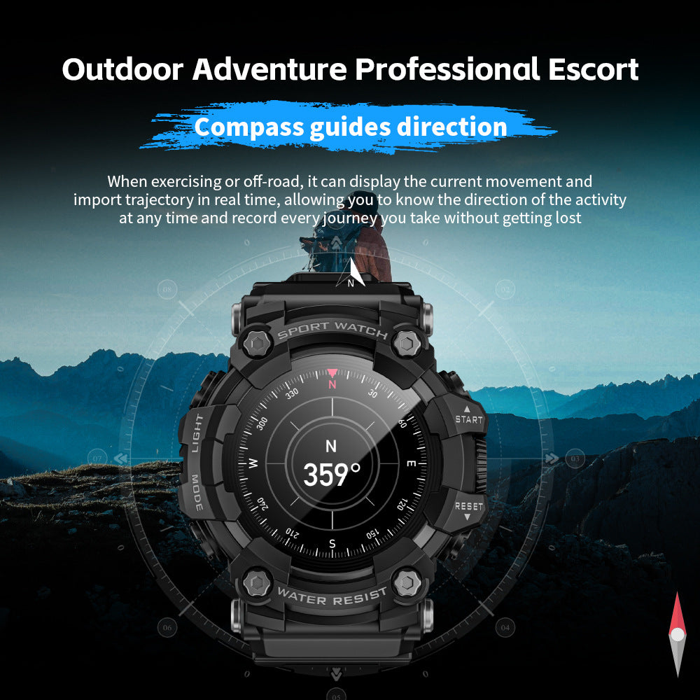 LOKMAT Foreign Trade Outdoor Sports Smart Watch ATTACK GT Bluetooth Call Compass Flashlight Music