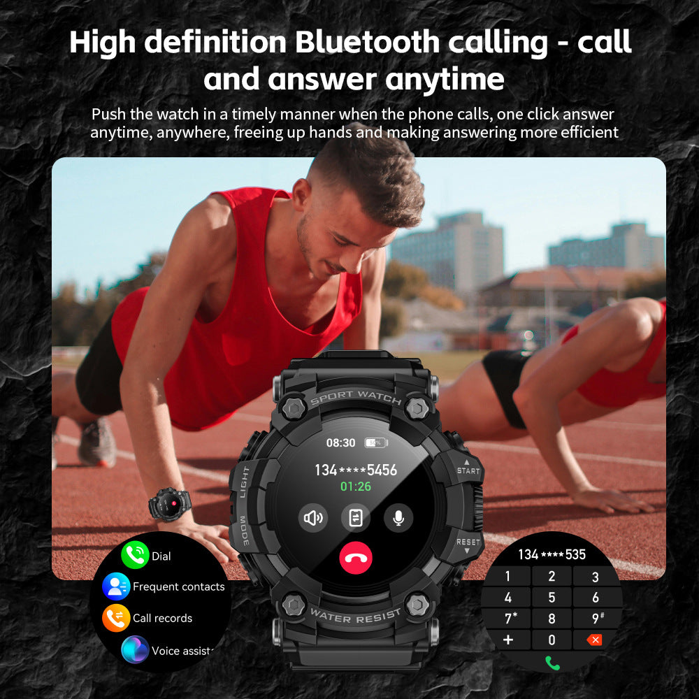 LOKMAT Foreign Trade Outdoor Sports Smart Watch ATTACK GT Bluetooth Call Compass Flashlight Music